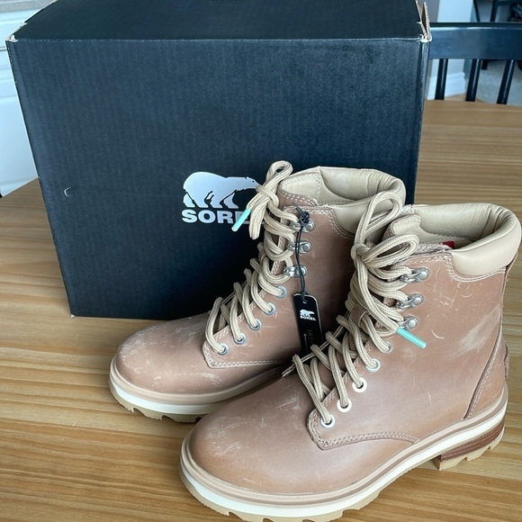 NEW IN BOX! Sorel Lennox Waterproof Lace Up Boot. - Picture 1 of 11